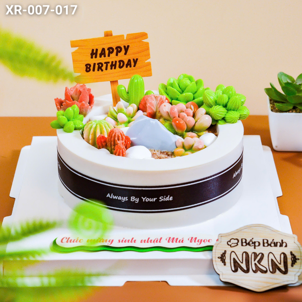  Bánh Sinh Nhật Sen Đá (XR-007-017) 