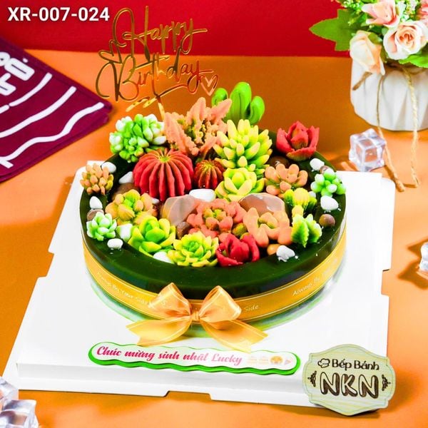  Bánh Sinh Nhật Sen Đá (XR-007-024) 