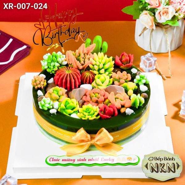  Bánh Sinh Nhật Sen Đá (XR-007-024) 