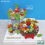  Tháp Bánh Sen Đá 2 Tầng (XR-007-029) 