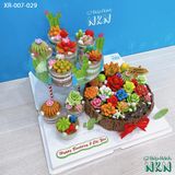  Tháp Bánh Sen Đá 2 Tầng (XR-007-029) 