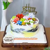  Bánh Sinh Nhật Sen Đá (XR-007-030) 