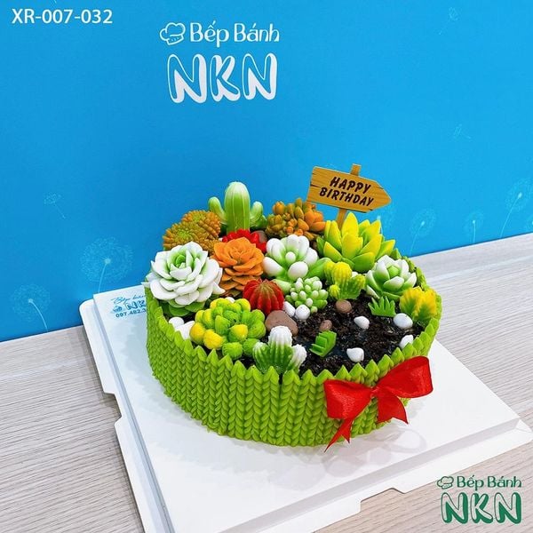 Bánh Sinh Nhật Sen Đá (XR-007-032) 