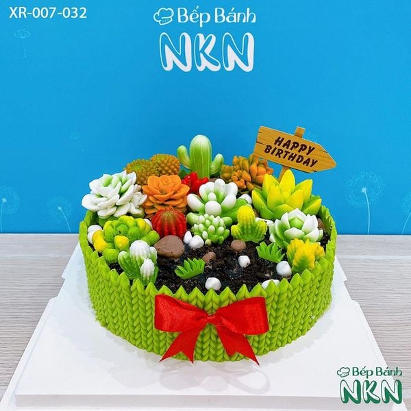  Bánh Sinh Nhật Sen Đá (XR-007-032) 