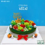  Bánh Sen Sinh Nhật Sen Đá Vườn Thỏ (XR-007-033) 