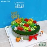  Bánh Sen Sinh Nhật Sen Đá Vườn Thỏ (XR-007-033) 