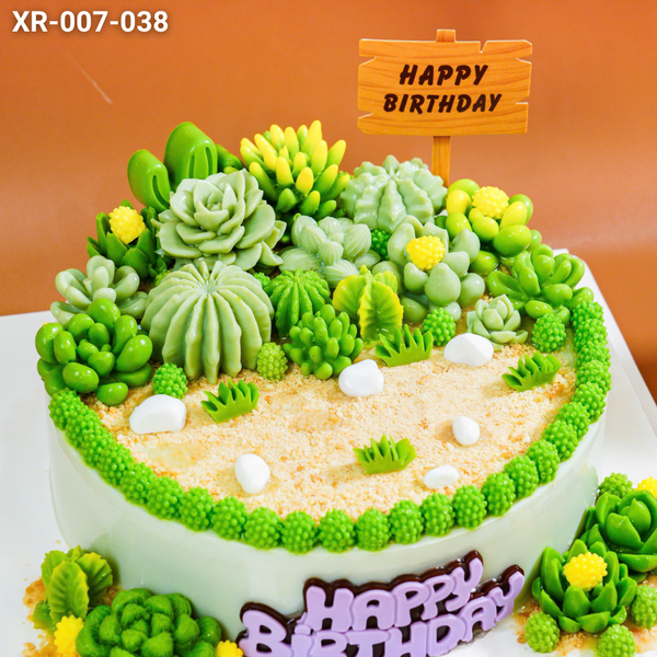  Bánh Sinh Nhật Sen Đá (XR-007-038) 