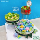  Tháp Bánh Sinh Nhật Sen Đá 3 Tầng (XR-007-039) 
