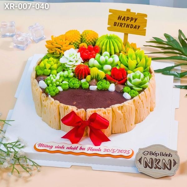  Bánh Sinh Nhật Sen Đá (XR-007-040) 
