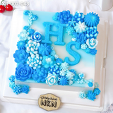  Bánh Sinh Nhật Xương Rồng Tone Xanh (XR-007-048) 