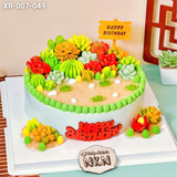  Bánh Sinh Nhật Vườn Sen Đá (XR-007-049) 