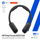 Tai nghe ANC Bluetooth cao cấp HP Poly Focus 625 Fold (C56XSAA) 