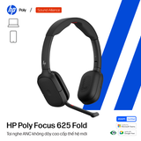  Tai nghe ANC Bluetooth cao cấp HP Poly Focus 625 Fold (C56XSAA) 