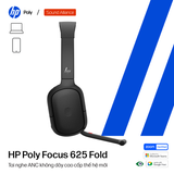  Tai nghe ANC Bluetooth cao cấp HP Poly Focus 625 Fold (C56XSAA) 