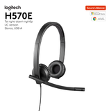  Tai nghe có dây hai bên tai Logitech H570e USB-A (981-000574) 