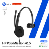  Tai nghe có dây USB một bên tai HP Poly Mission 415 (C01A9AA) 