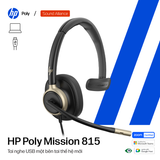  Tai nghe ANC có dây một bên tai USB HP Poly Mission 815 (C01F8A6) 