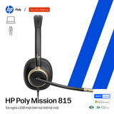  Tai nghe ANC có dây một bên tai USB HP Poly Mission 815 (C01F8AA) 