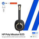  Tai nghe ANC có dây hai bên tai USB HP Poly Mission 825 (C01FCA6) 
