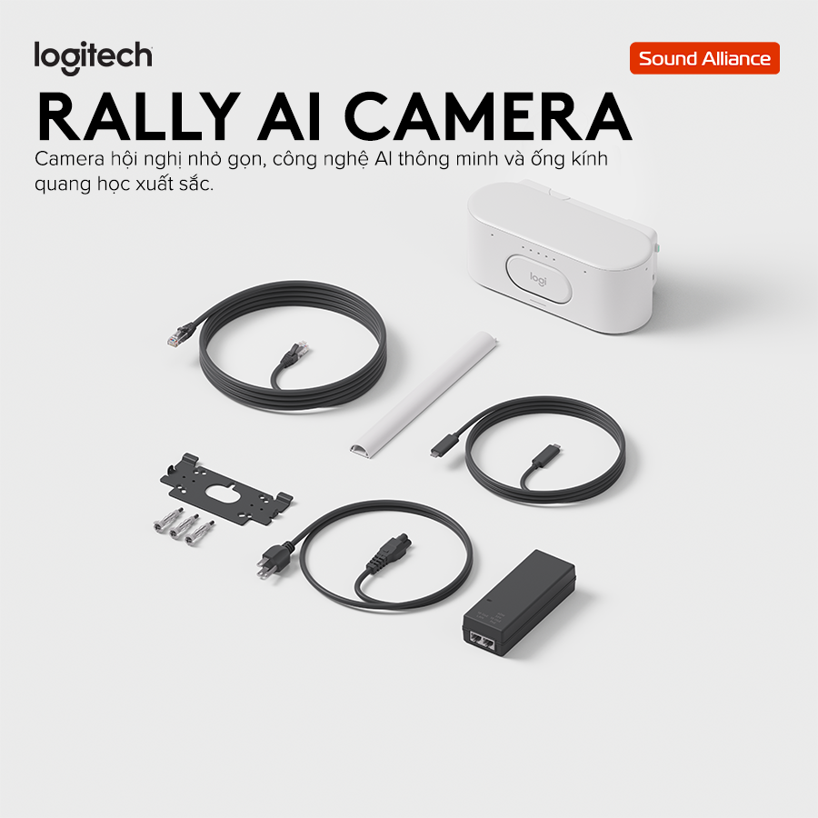 Camera thông minh Hội nghị Truyền hình Logitech Rally AI (960-001809) 