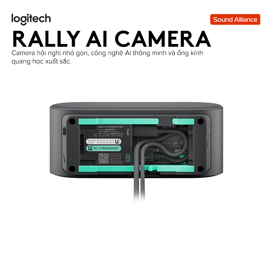  Camera thông minh Hội nghị Truyền hình Logitech Rally AI (960-001808) 