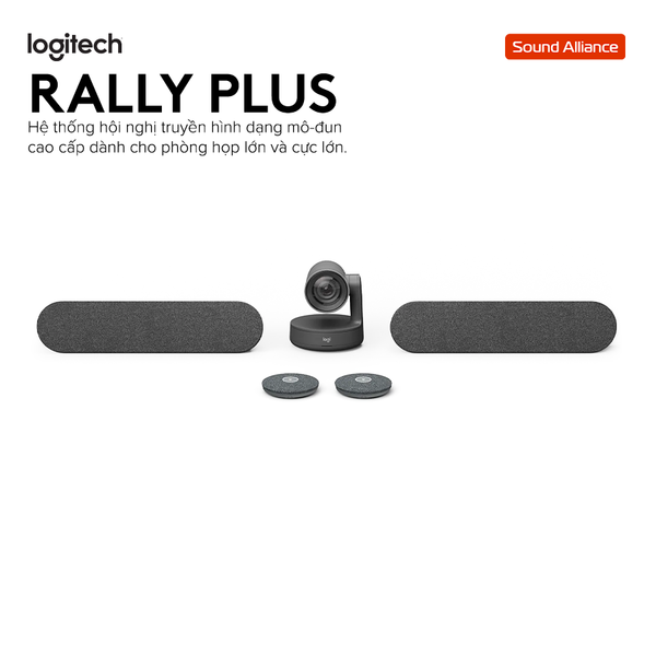  Bộ thiết bị Hội nghị Truyền hình Logitech Rally Plus (960-001242) 