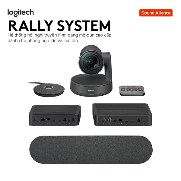  Bộ thiết bị Hội nghị Truyền hình Logitech Rally System (960-001237) 