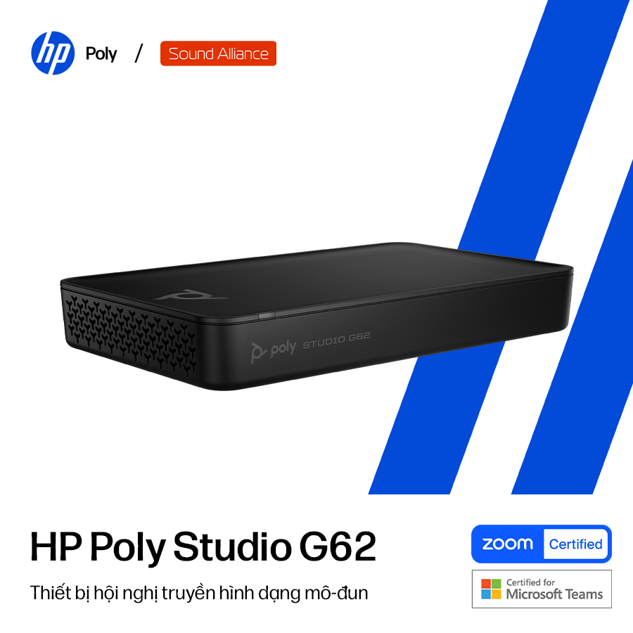  Thiết bị hội nghị truyền hình Modular HP Poly Studio G62 (99T22AA#AB2) 