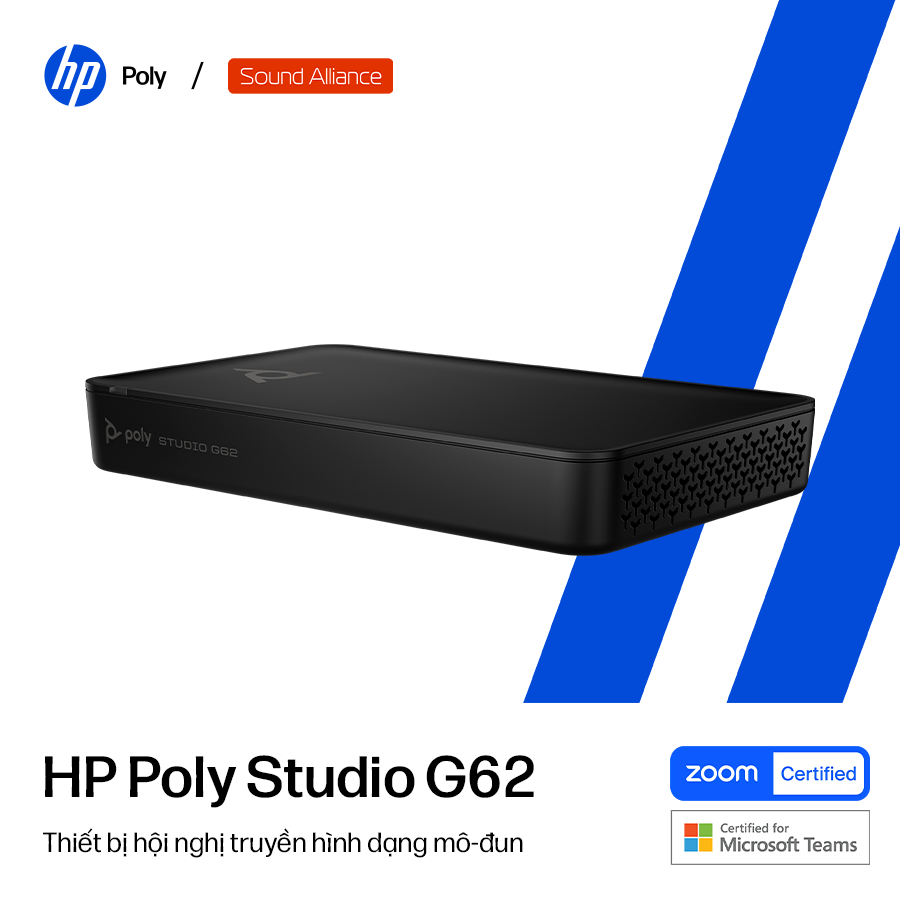  Thiết bị hội nghị truyền hình Modular HP Poly Studio G62 (99T23AA) 