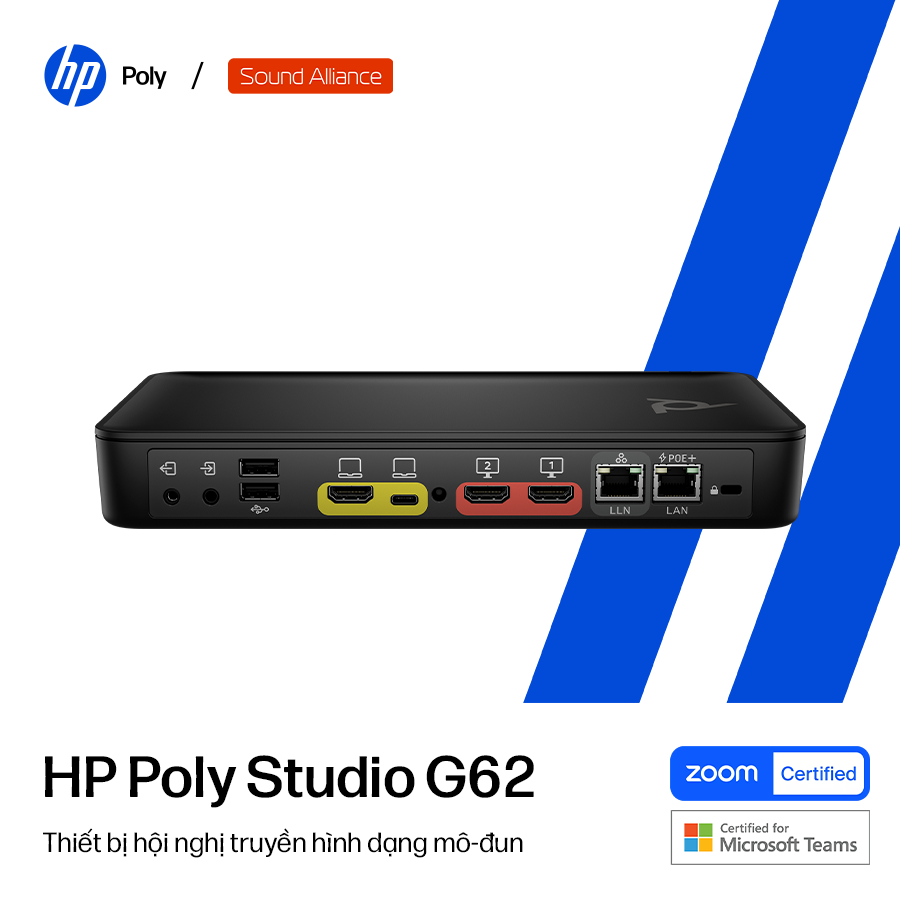  Thiết bị hội nghị truyền hình Modular HP Poly Studio G62 (99T18AA) 