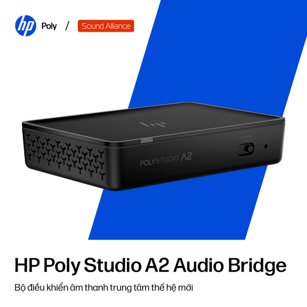  Bộ kết nối âm thanh trung tâm Poly Studio A2 Audio Bridge (B22X2AA) 