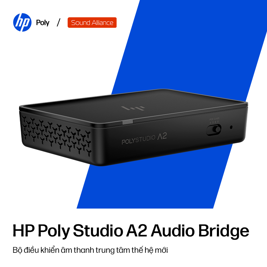  Bộ kết nối âm thanh trung tâm Poly Studio A2 Audio Bridge (B22X2AA) 