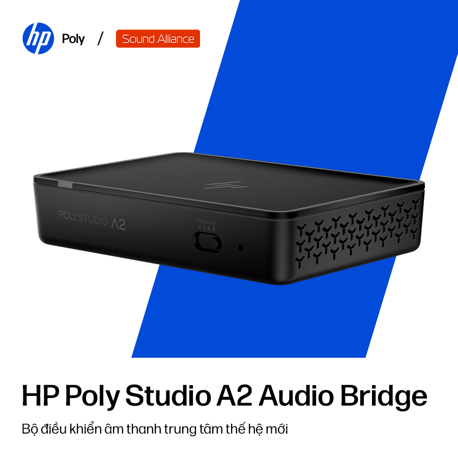  Bộ kết nối âm thanh trung tâm Poly Studio A2 Audio Bridge (B22X2AA) 