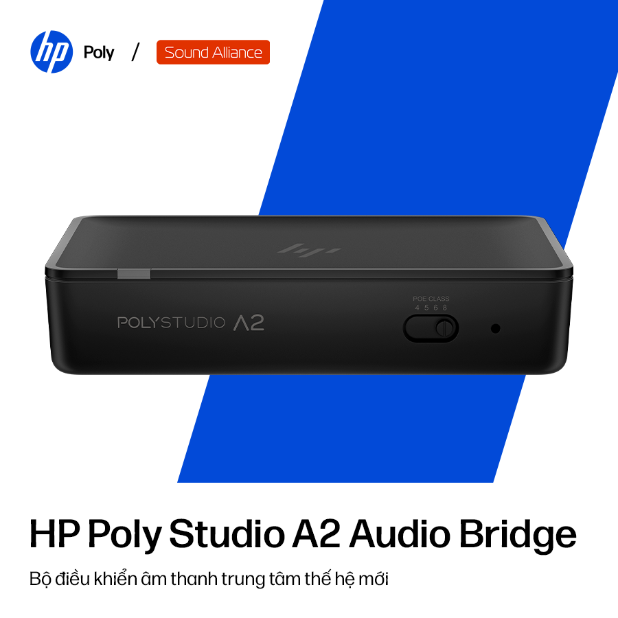  Bộ kết nối âm thanh trung tâm Poly Studio A2 Audio Bridge (B22X2AA) 