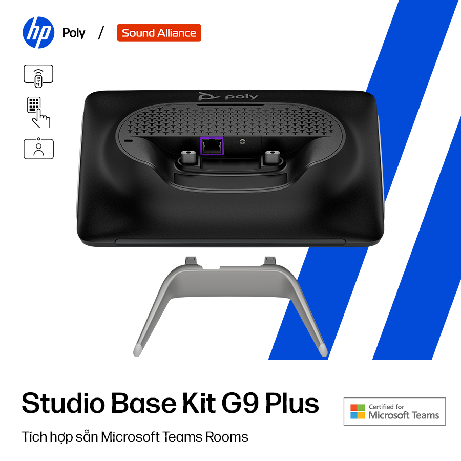  Bộ máy tính họp trực tuyến HP Poly Studio Base Kit G9 Plus (A3LU8AA) 
