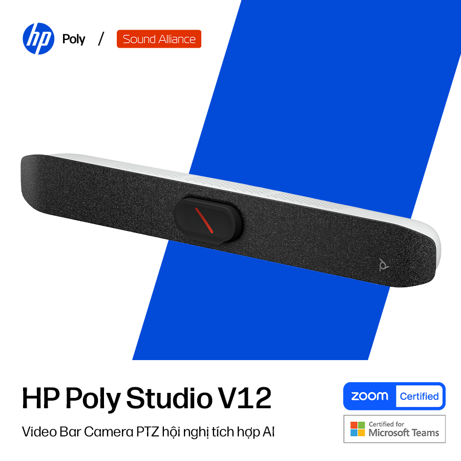  Camera hội nghị truyền hình Poly Studio V12 (A9DD8AA) 