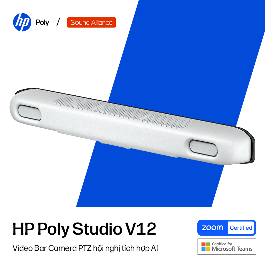  Camera hội nghị truyền hình Poly Studio V12 (A9DD8AA) 