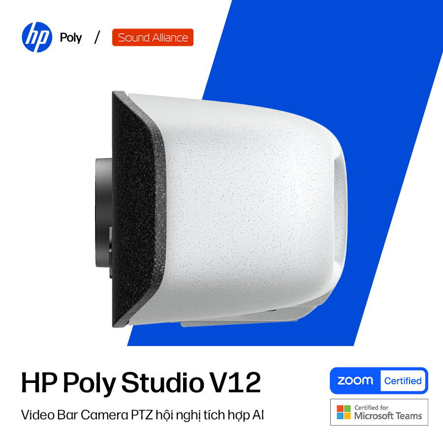  Camera hội nghị truyền hình Poly Studio V12 (A9DD8AA) 
