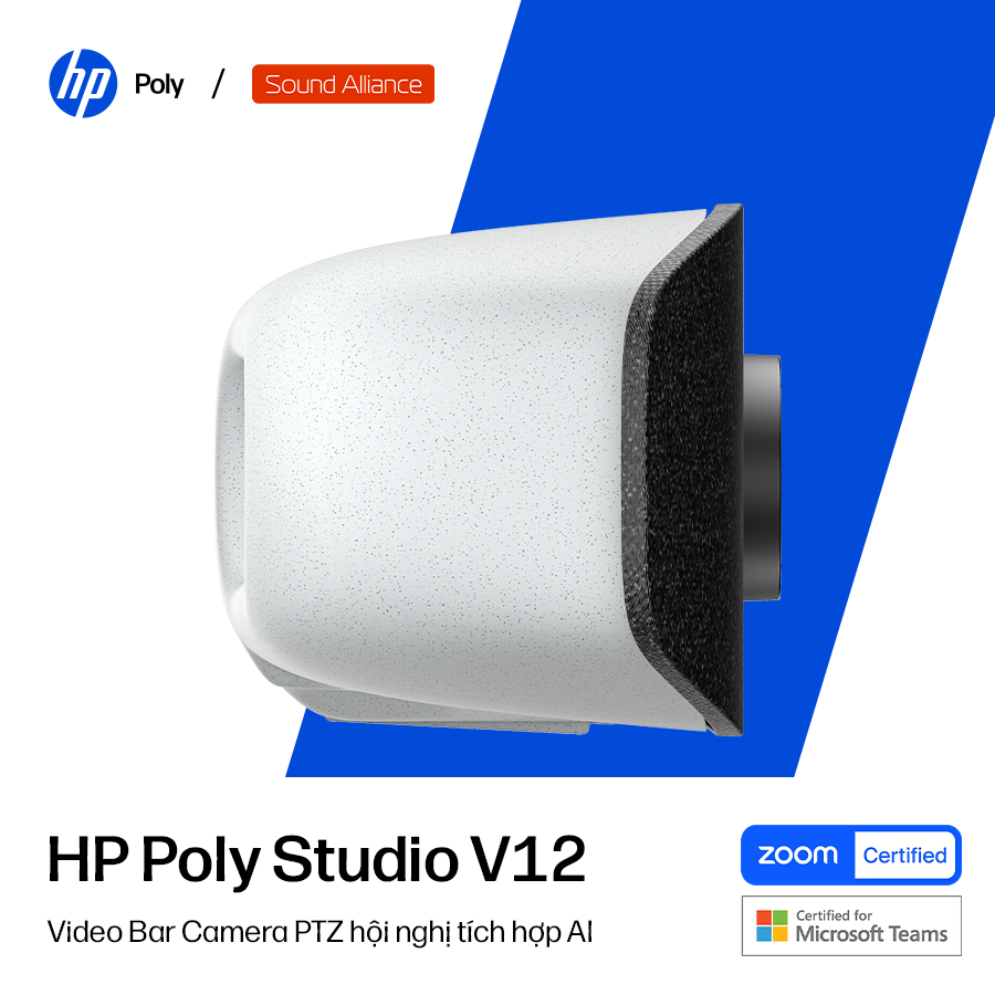  Camera hội nghị truyền hình Poly Studio V12 (A9DD8AA) 