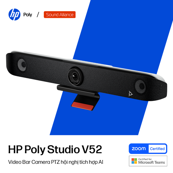  Camera hội nghị truyền hình Poly Studio V52 (A09DBAA) 