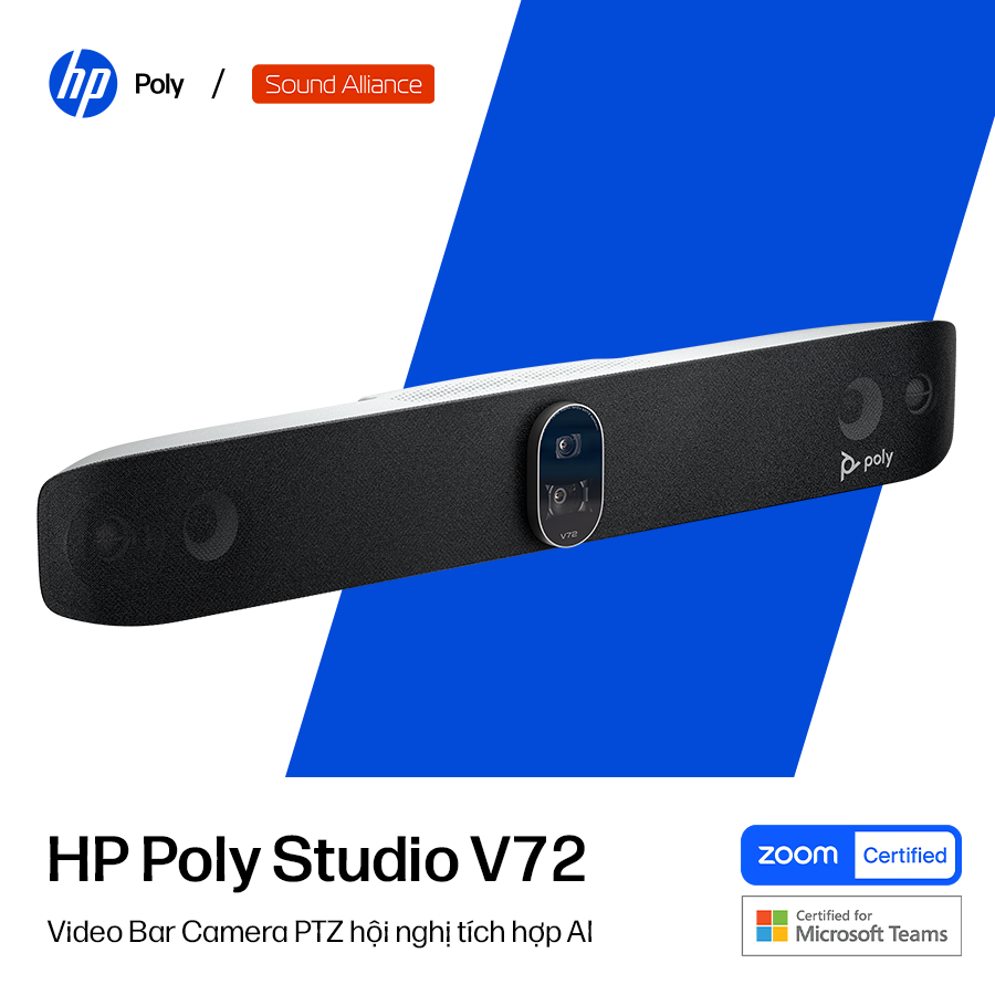  Camera hội nghị truyền hình Poly Studio V72 (AV1E3AA) 