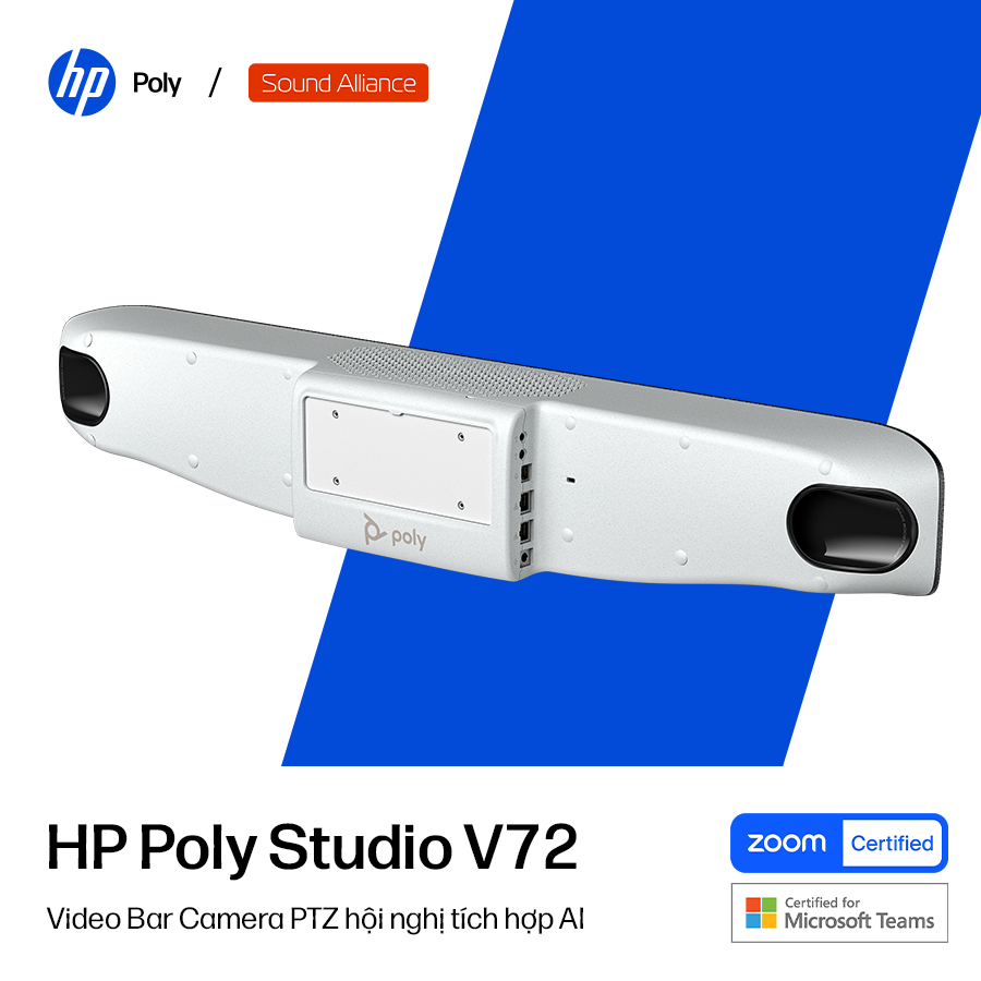  Camera hội nghị truyền hình Poly Studio V72 (AV1E3AA) 