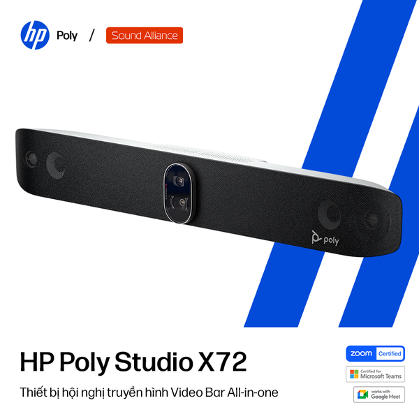  Thiết bị hội nghị truyền hình Poly Studio X72 (A4LZ8AA) 