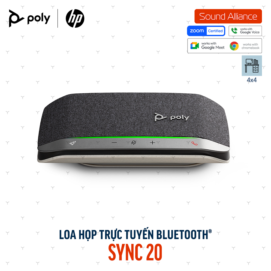 Loa Hội nghị Bluetooth HP Poly Sync 20 (B95VJUT) 