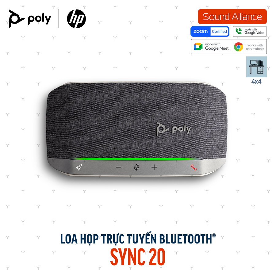  Loa Hội nghị Bluetooth HP Poly Sync 20 (B95VJUT) 