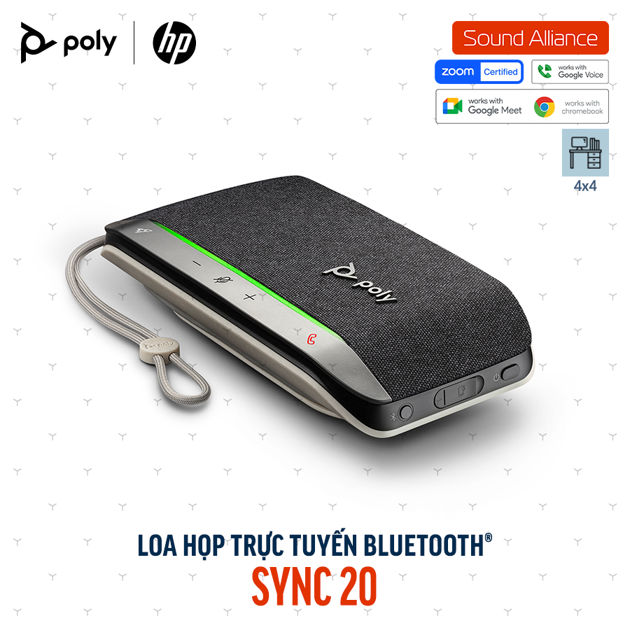  Loa Hội nghị Bluetooth HP Poly Sync 20 (B95VJUT) 
