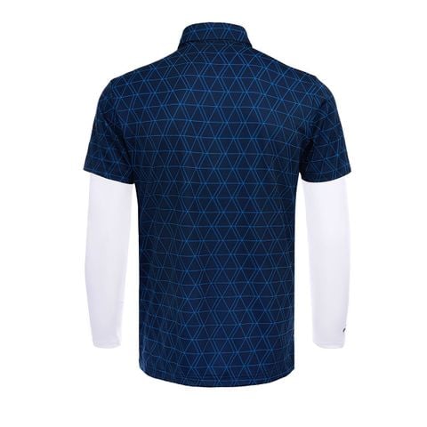 Polo nam Le Coq Sportif LG5FTZ00MV Navy hạn chế tia UV, thấm hút mồ hôi