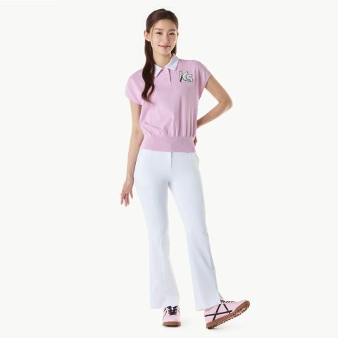 Quần dài le coq golf Nữ GQ222LPT61-WHTE