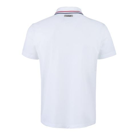 Áo polo Le Coq Sportif QQ223TTS52 trắng phối đồ thể thao tinh tế