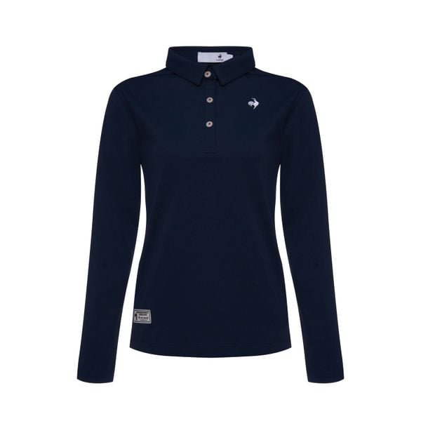 Áo dài tay có cổ le coq golf Nữ LG6SLS01LV-NV00